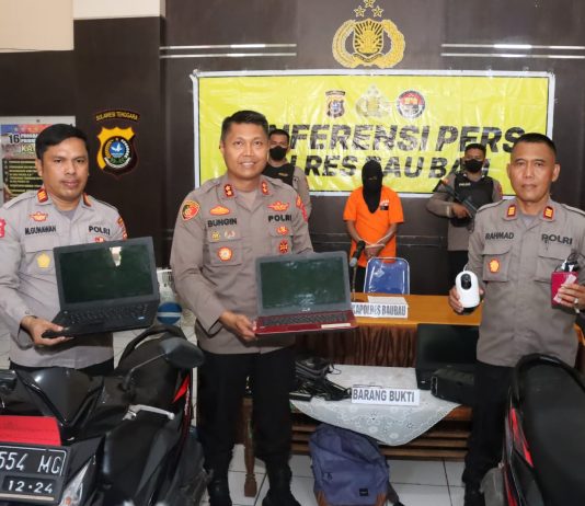 Lima Kali Mencuri Akhirnya Pria di Baubau Ditangkap Polisi