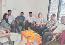 Usai Dilantik, PPK Bersilaturahmi Ke Sekretariat Panwascam