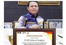 Implementasikan Aplikasi Pedal, Bank Sultra Dapat Penghargaan KPK