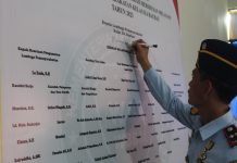 Lapas Kelas IIA Kota Baubau Gelar Deklarasi Zona Integritas WBK dan WBBM