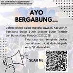 Pengumuman Rekrutmen Calon Anggota Bawaslu Kabupaten/Kota Provinsi Sulawesi Tenggara Zona 1