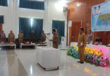 Bupati Butur Kukuhkan 386 Anggota Satlinmas