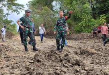 Dansatgas Optimis Program TMMD ke 117 di Butur Selesai Tepat Waktu