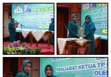 Lantik Dua Penjabat Ketua TP PKK, Munanah : Saya Percaya Dapat Jalankan Tugas dengan Baik