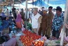 Penjabat Bupati Buton Pantau Harga Barang di Pasar Tradisional