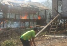 Naas, Rumah Lansia dilahap Si Jago Merah