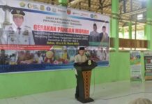 Pj. Bupati Buton Buka Gerakan Pangan Murah di Pasarwajo