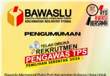Penerimaan PTPS Pilkada Serentak 2024 Zona Kulisusu Utara