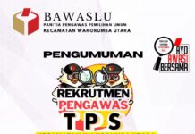Penerimaan PTPS Pilkada Serentak 2024 Zona Wakorumba Utara