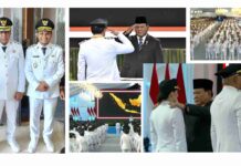 Sejarah Baru, Bupati dan Wakil Bupati Butur Dilantik di Istana Presiden