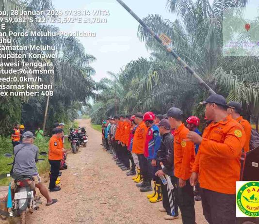 Dua Mahasiswa Geologi Tersesat di Hutan Sambasule, Tim SAR Kendari Lakukan Pencarian Intensif