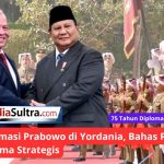 Disambut Upacara Kenegaraan di Istana Basman, Prabowo–Raja Abdullah II Bahas Palestina hingga Kerja Sama Strategis