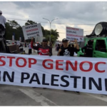Serukan Solidaritas Palestina, Massa FPN Kendari Kritik Keras Israel dan Amerika
