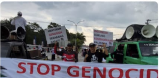 Serukan Solidaritas Palestina, Massa FPN Kendari Kritik Keras Israel dan Amerika