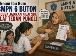 Oknum Guru SMPN 6 Buton Diduga Jadikan Nilai SBK Alat Tekan Pungli