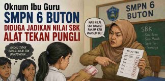 Oknum Guru SMPN 6 Buton Diduga Jadikan Nilai SBK Alat Tekan Pungli