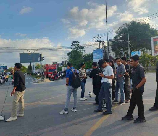 Aliansi Mahasiswa se-Butur Gelar Aksi Cipta Kondisi di Kendari, Soroti Sejumlah Persoalan Daerah