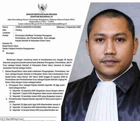 BKN Kembali Soroti SK 185 Butur: 19 Kepsek Diangkat Tanpa Rekomendasi, 14 Diberhentikan Tanpa Rekomendasi