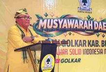 Buka Musda Golkar Butur, Ukin Djasa Tegaskan Politik untuk Kesejahteraan Rakyat